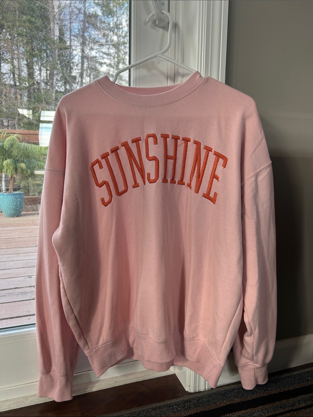 Sunshine Pink Crewneck Sweatshirt - Pink